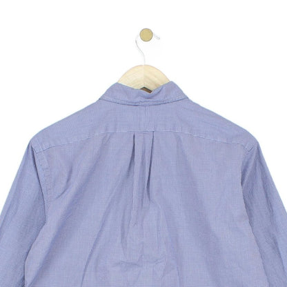 Mens Check Shirt Classic Fit Button Up