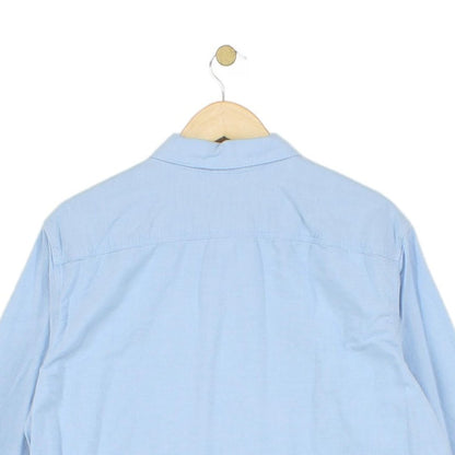 Mens Shirt Slim Fit Button Up Collar Long Sleeve Cotton