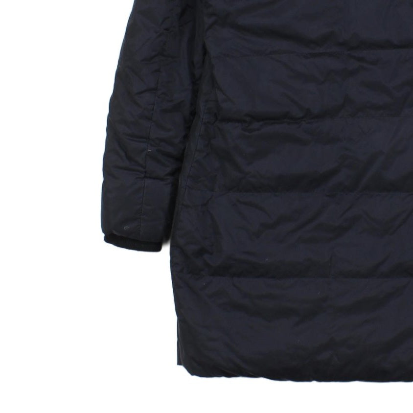 Womens Quilted Coat Down Hooded Full Zip Winter