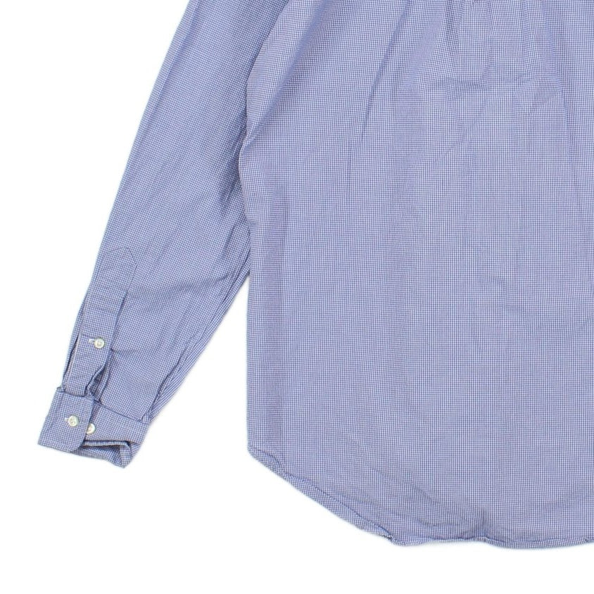 Mens Check Shirt Classic Fit Button Up