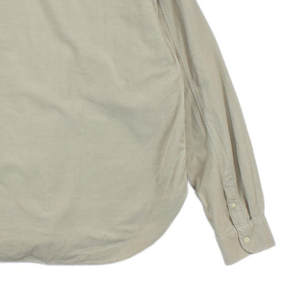 Mens Corduroy Shirt Regular Fit Button Up Long Sleeve