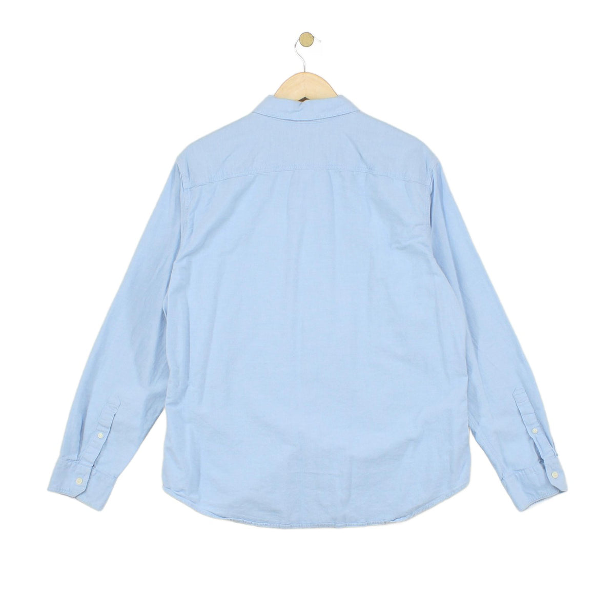 Mens Shirt Slim Fit Button Up Collar Long Sleeve Cotton
