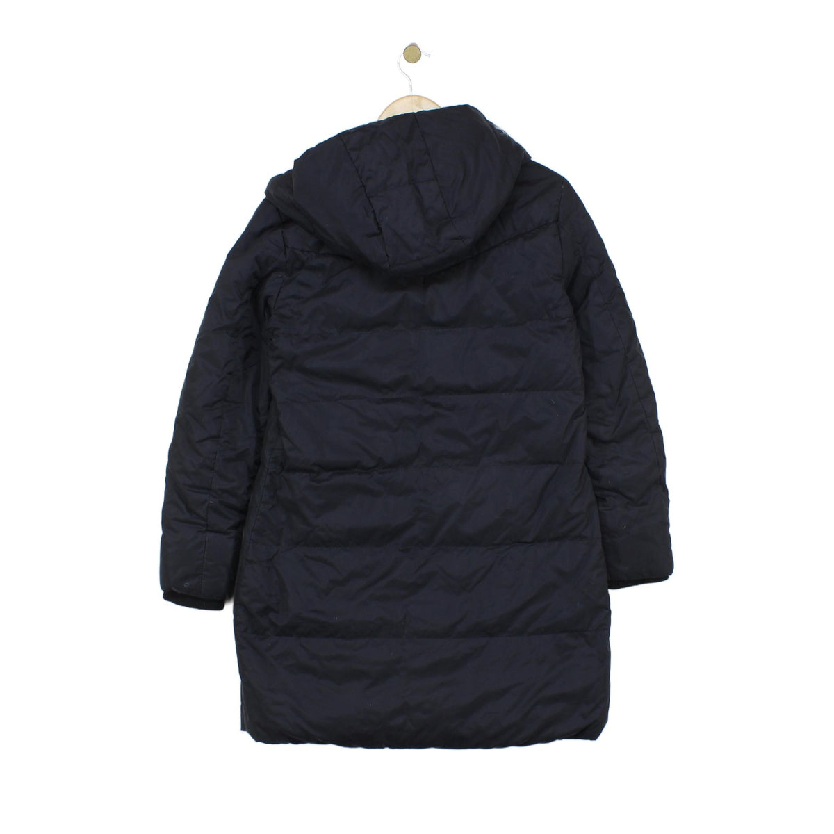 Womens Quilted Coat Down Hooded Full Zip Winter