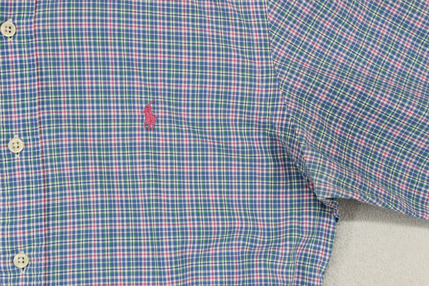 Mens Check Shirt Custom Fit Button Up