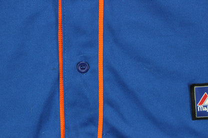 Mens Majestic Mets Jersey Shirt Baseball Short Sleeve
