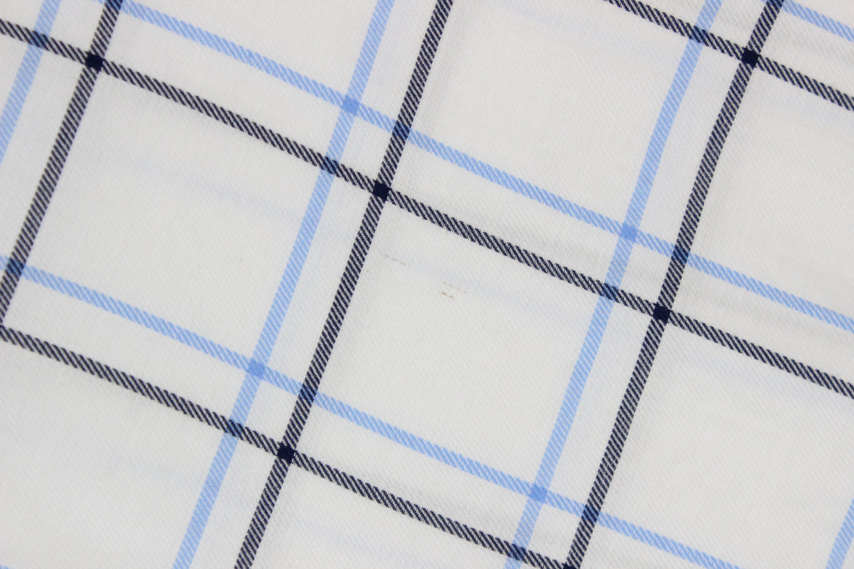 Mens Check Shirt Pattern Long Sleeve Button Down