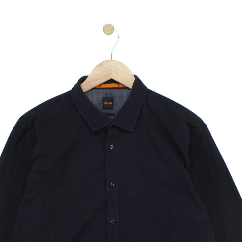 Mens Shirt Stretch Long Sleeve Classic