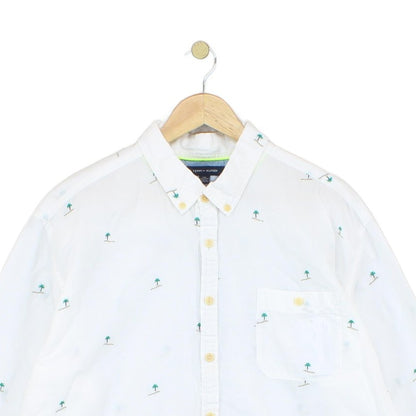 Mens Patterned Shirt Button Down Long Sleeve