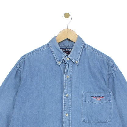 Mens Ralph Lauren Denim Shirt Oversized