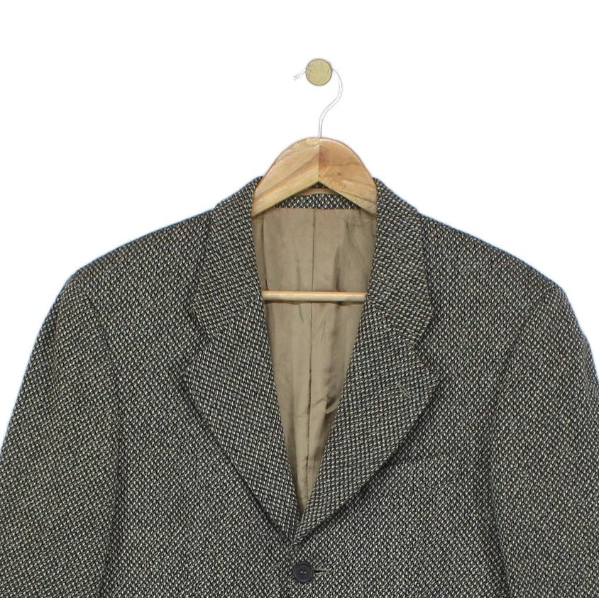 Mens Wool Blazer Formal Classic