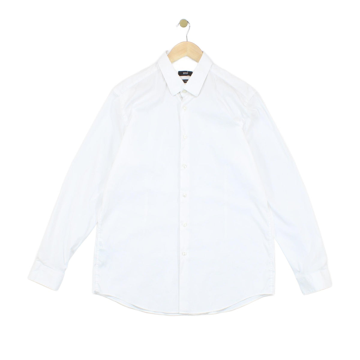 Mens Shirt Stretch Slim Fit Formal Classic