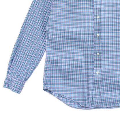 Mens Check Shirt Custom Fit Button Up