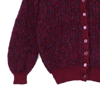 Womens Cardigan Chunky Knit Long Sleeve Textured