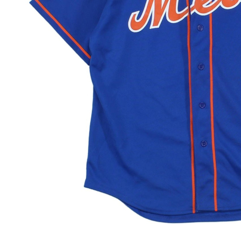 Mens Majestic Mets Jersey Shirt Baseball Short Sleeve