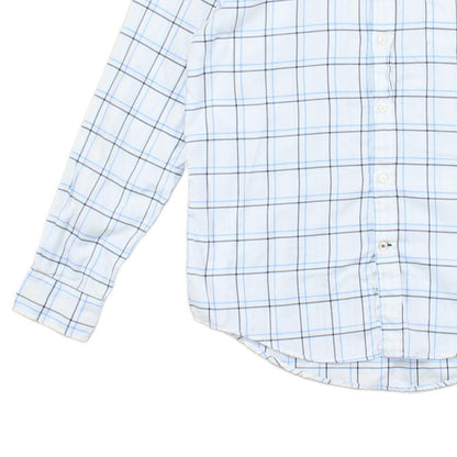 Mens Check Shirt Pattern Long Sleeve Button Down