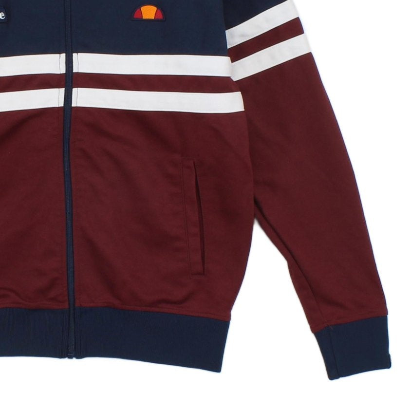 Mens Track Jacket 80S Casuals Retro Striped Zip