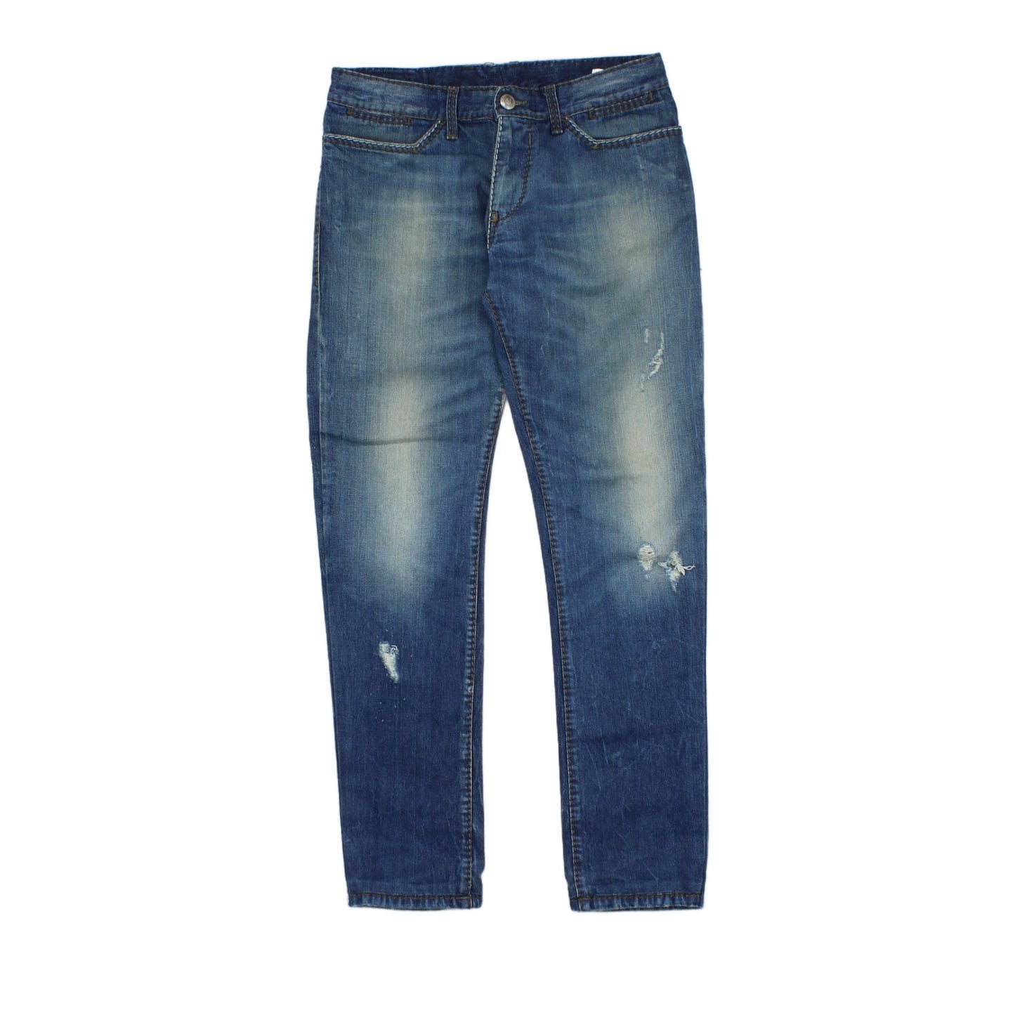 Mens Distressed Jeans Denim