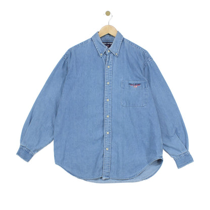 Mens Ralph Lauren Denim Shirt Oversized