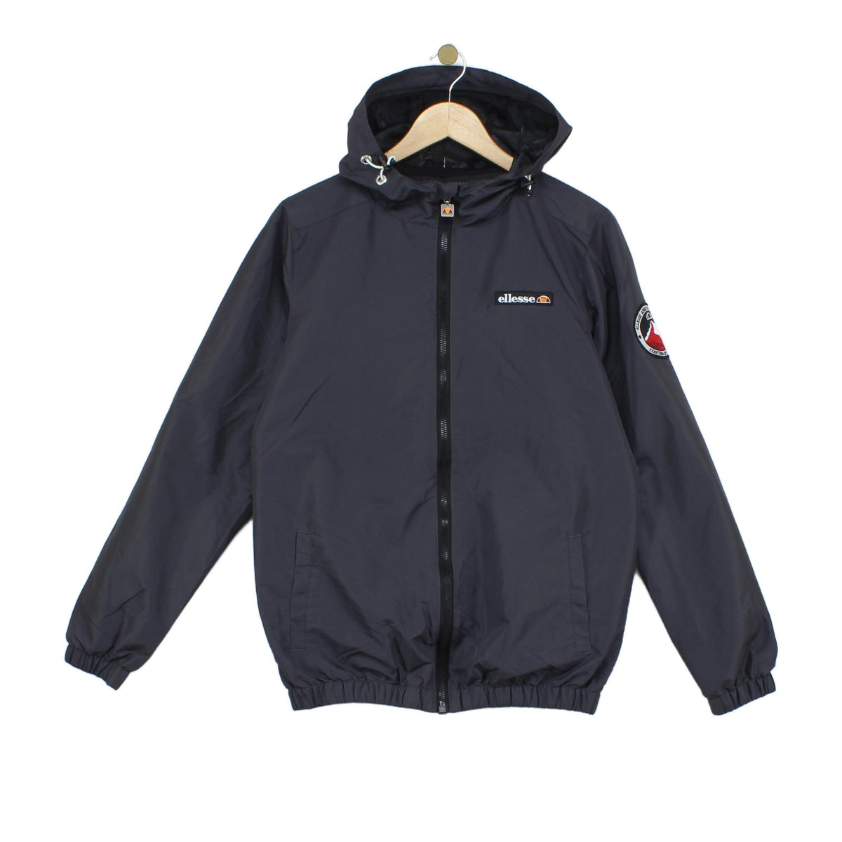 Mens Track Jacket 80S Casuals Hooded Lightweight