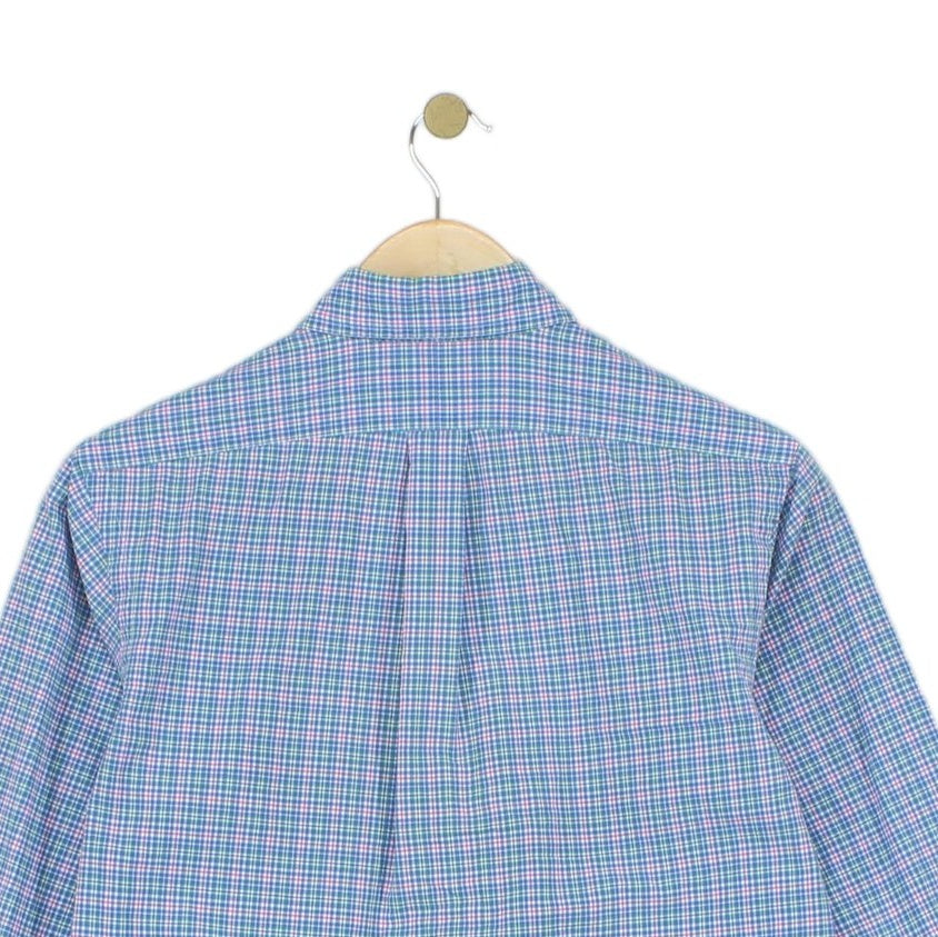 Mens Check Shirt Custom Fit Button Up