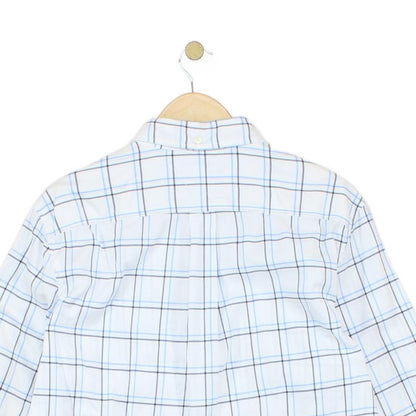 Mens Check Shirt Pattern Long Sleeve Button Down