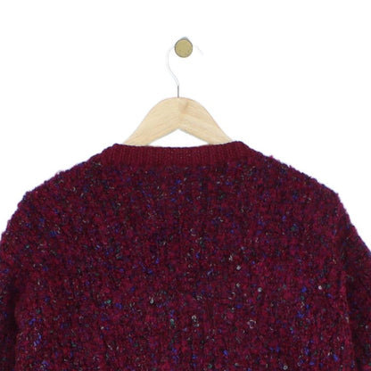 Womens Cardigan Chunky Knit Long Sleeve Textured