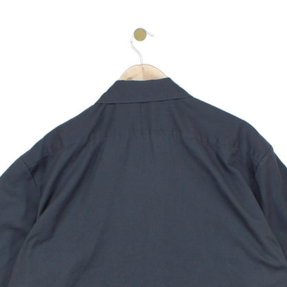 Mens Shirt Workwear Short Sleeve Button Up Casual