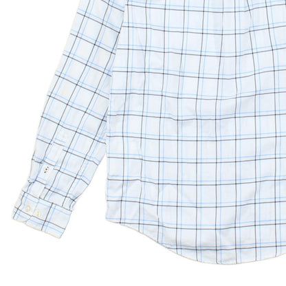 Mens Check Shirt Pattern Long Sleeve Button Down
