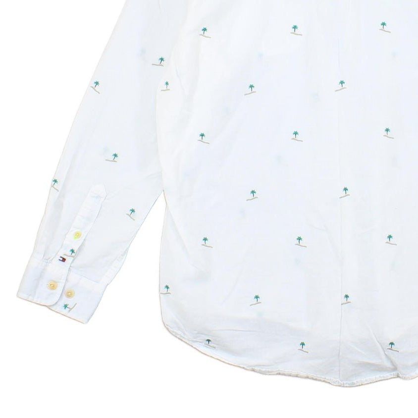 Mens Patterned Shirt Button Down Long Sleeve