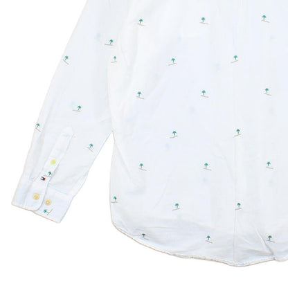 Mens Patterned Shirt Button Down Long Sleeve