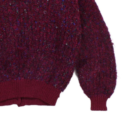 Womens Cardigan Chunky Knit Long Sleeve Textured