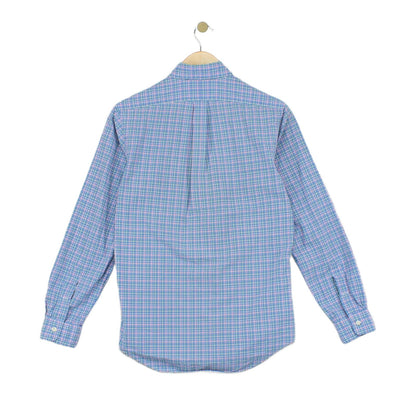 Mens Check Shirt Custom Fit Button Up