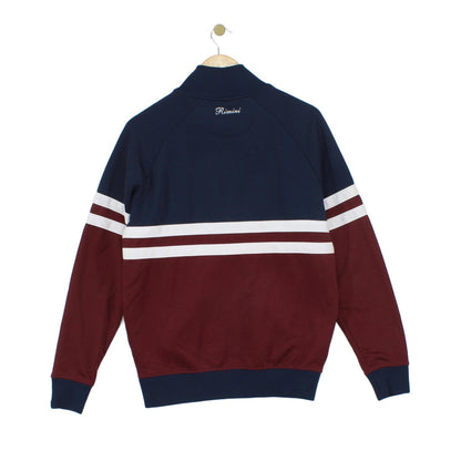 Mens Track Jacket 80S Casuals Retro Striped Zip