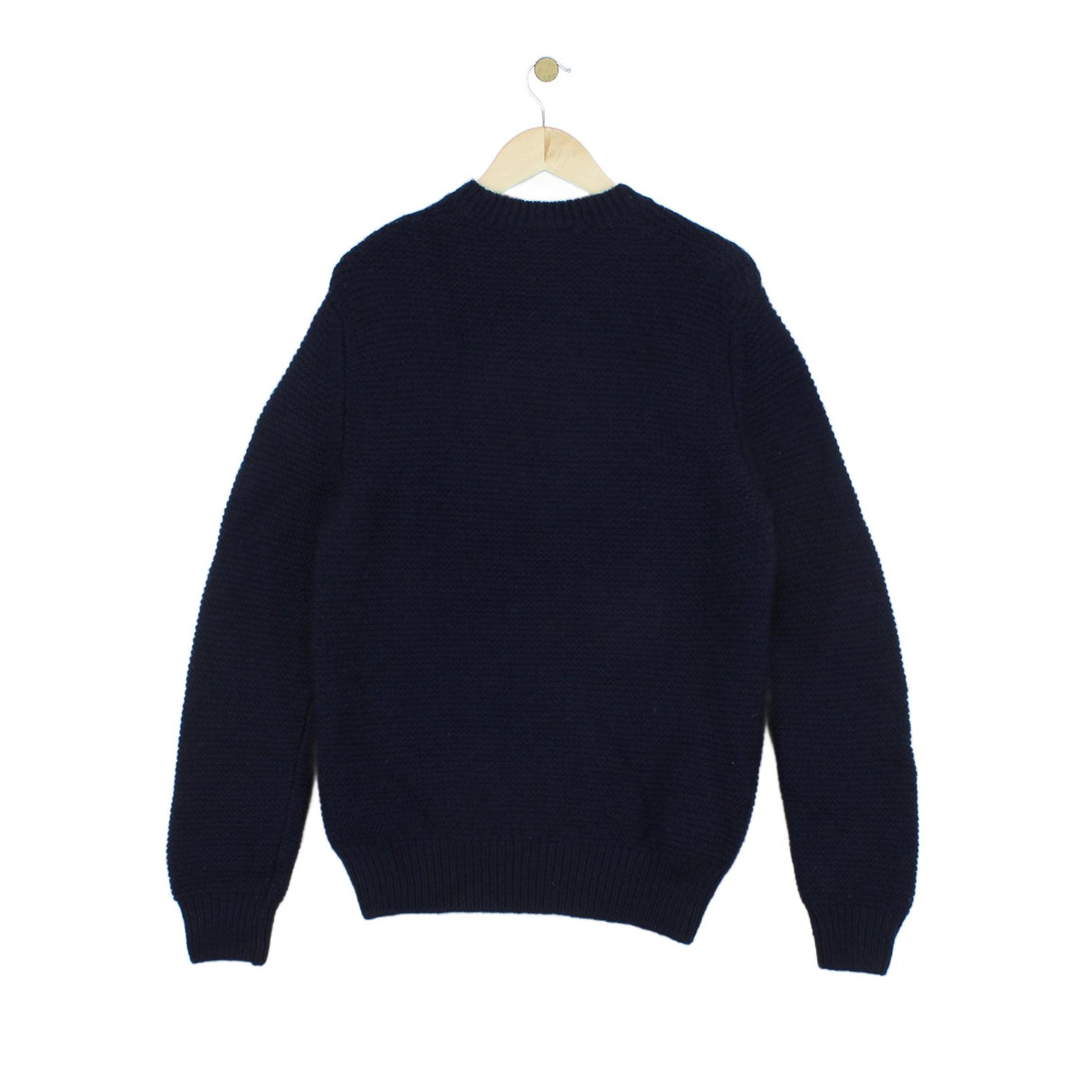 Mens Wool Jumper Classic Knit