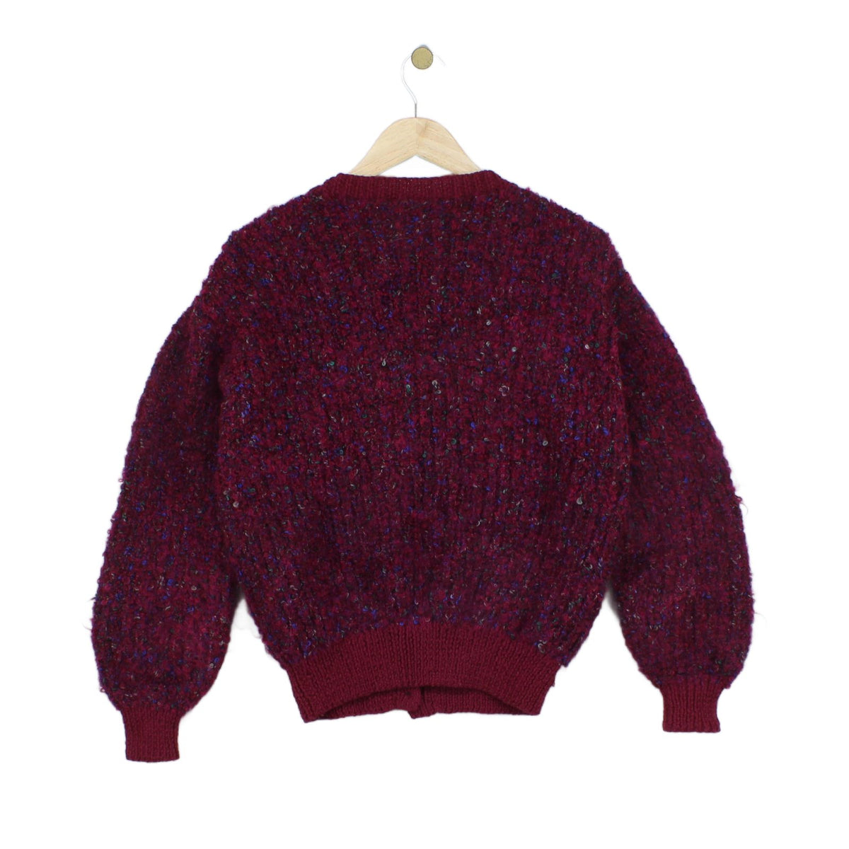 Womens Cardigan Chunky Knit Long Sleeve Textured