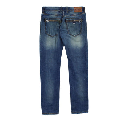 Mens Distressed Jeans Denim