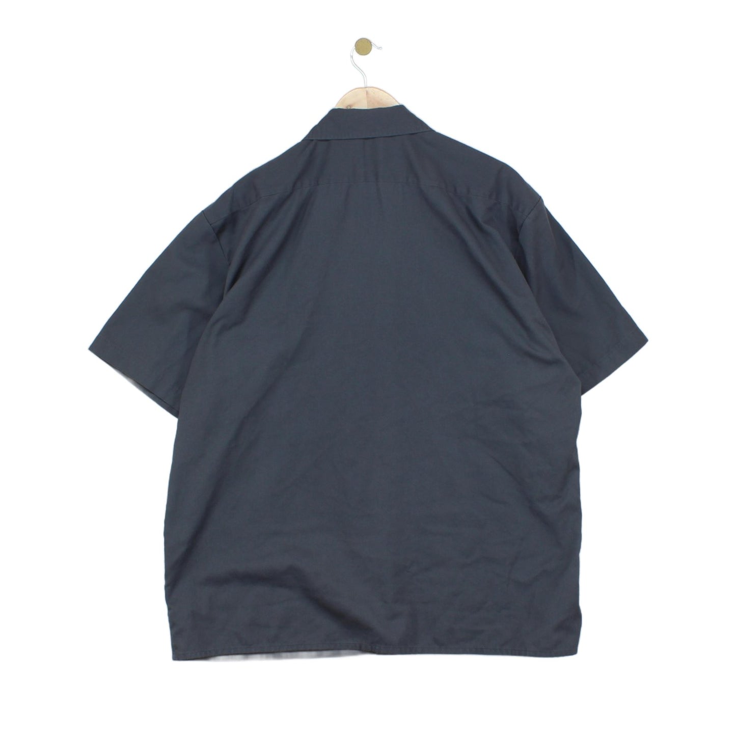 Mens Shirt Workwear Short Sleeve Button Up Casual