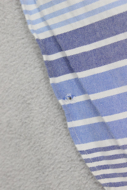 Mens Striped Shirt Short Sleeve Classic Fit