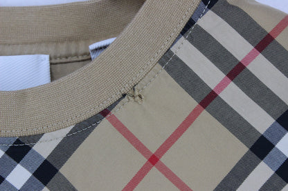 Boys Check T-Shirt Plaid