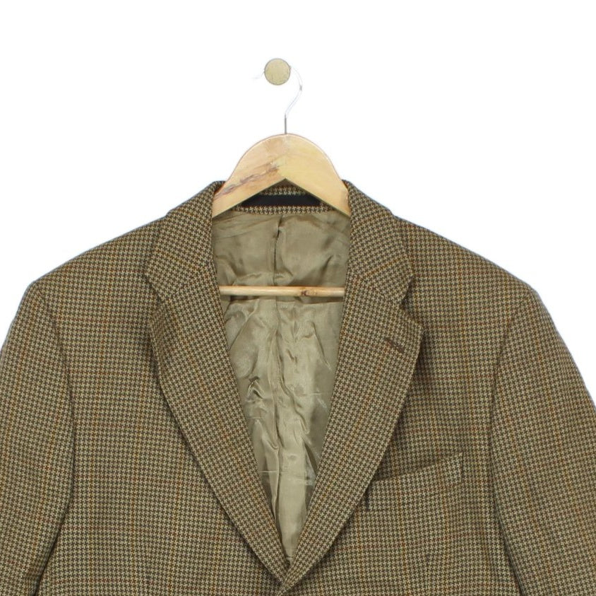 Mens Tweed Blazer Check Short