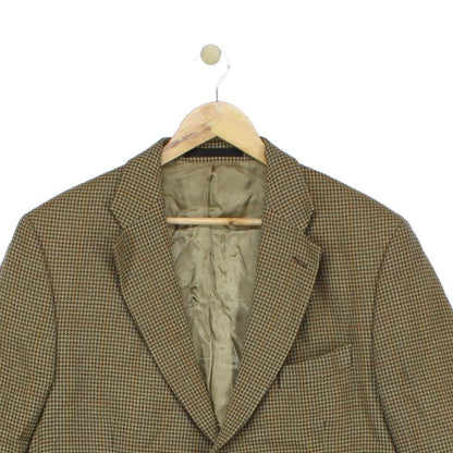 Mens Tweed Blazer Check Short