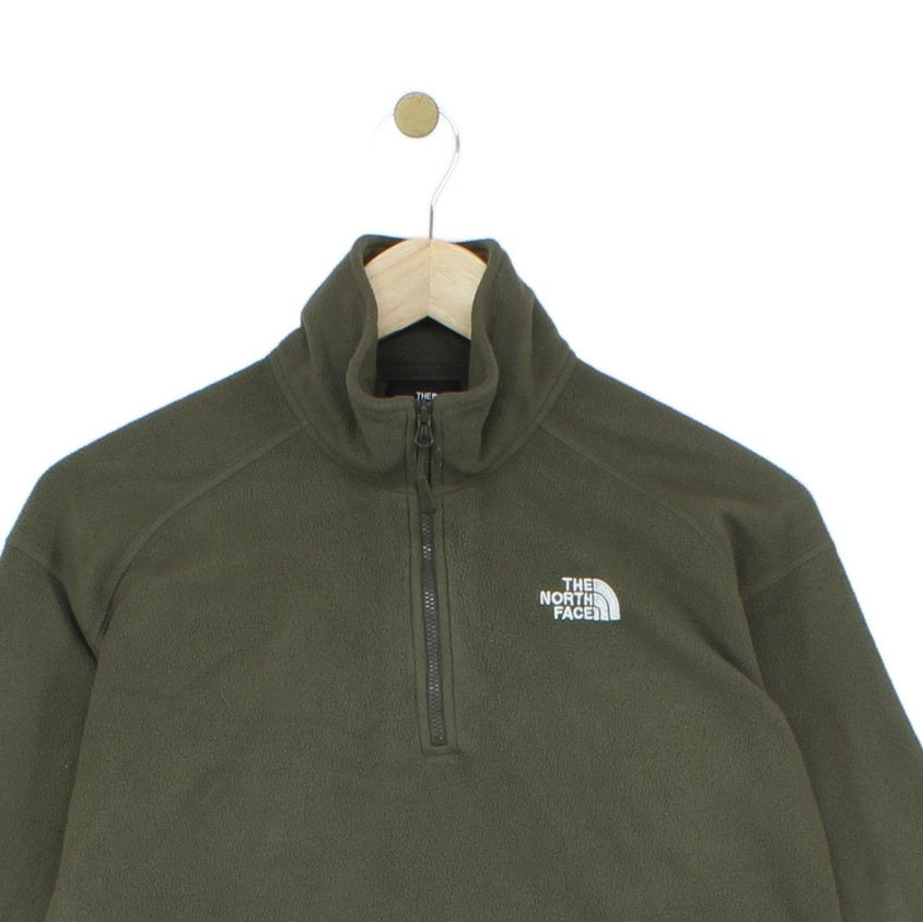 Womens 1/4 Zip Fleece Outdoor Cropped
