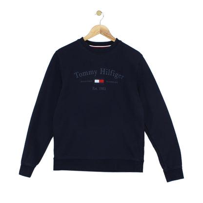 Mens Sweatshirt Logo Crew Neck Pullover