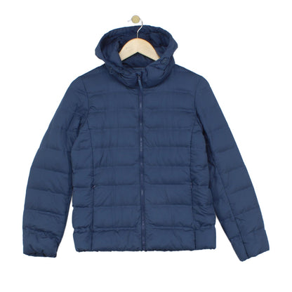 Womens Quilted Jacket Lightweight Hooded Down