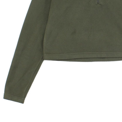 Womens 1/4 Zip Fleece Outdoor Cropped