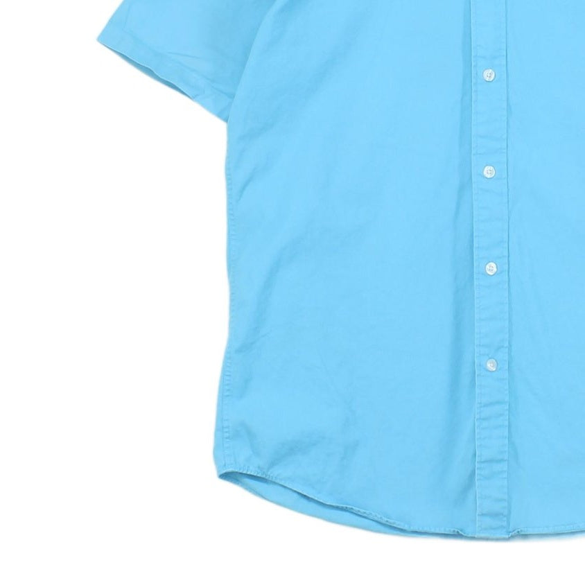 Mens Shirt Short Sleeve Button Up