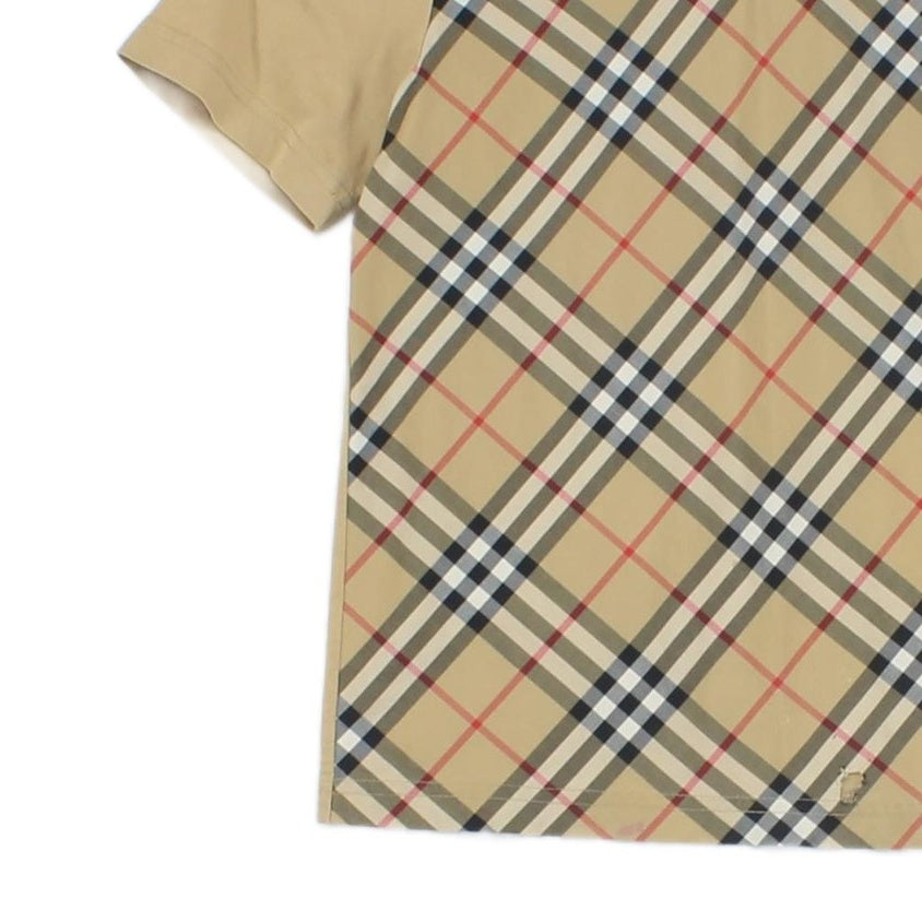 Boys Check T-Shirt Plaid