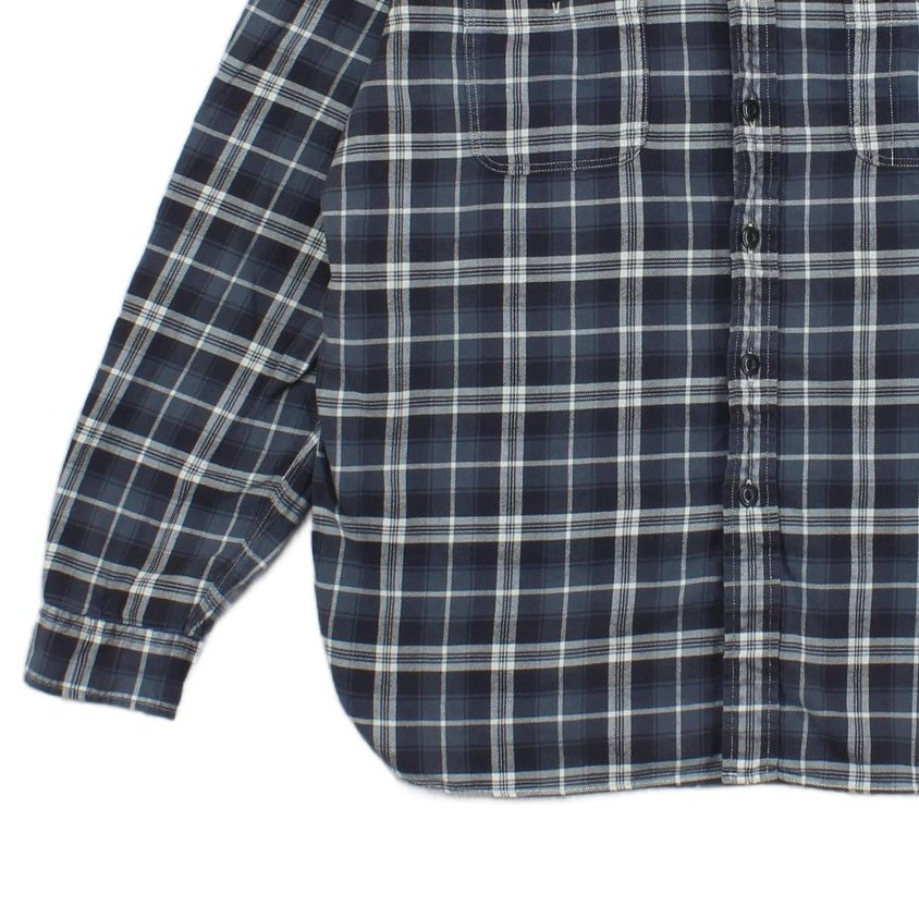 Mens Plaid Shirt Button Up Long Sleeve