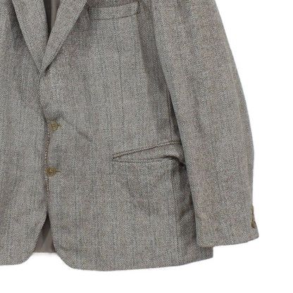 Mens Tweed Blazer Uk Made Notch Lapel Wool