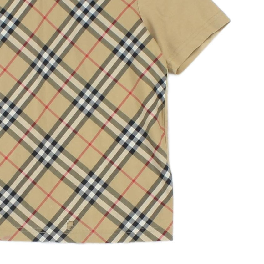 Boys Check T-Shirt Plaid